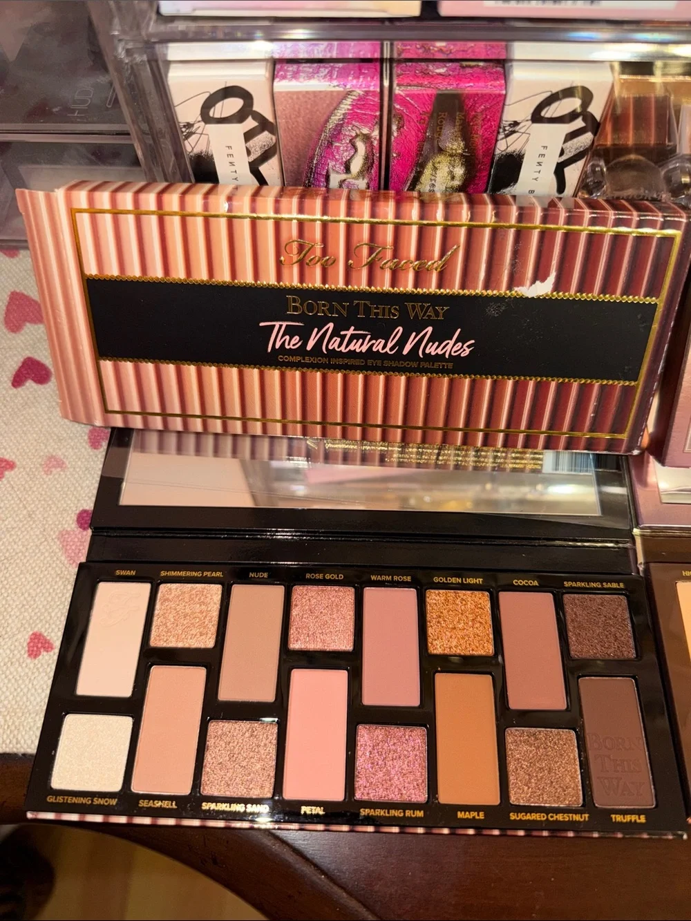 Too Faced Sunset Stripped & the natural nudes Eyeshadow Palette SET